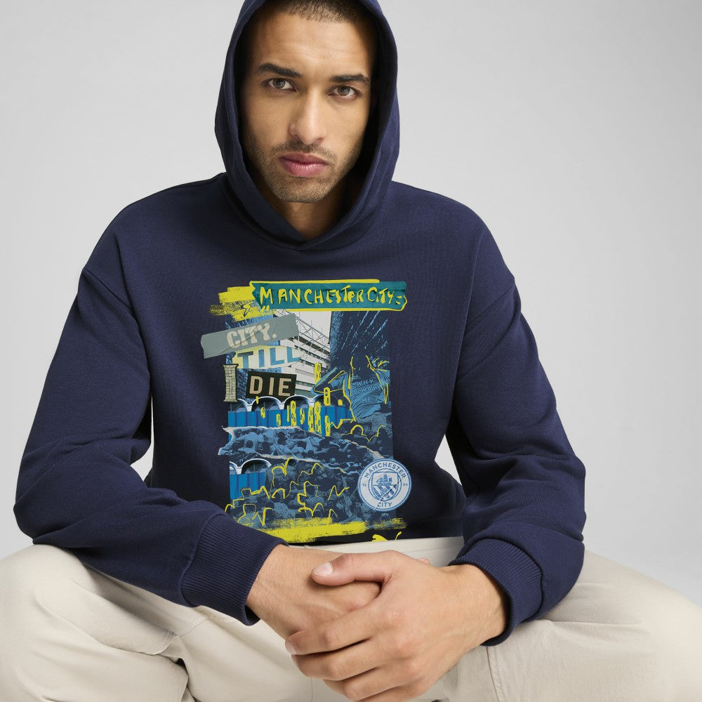 Manchester City ftblNRGY+ Pullover Hoodie Discount - Navy