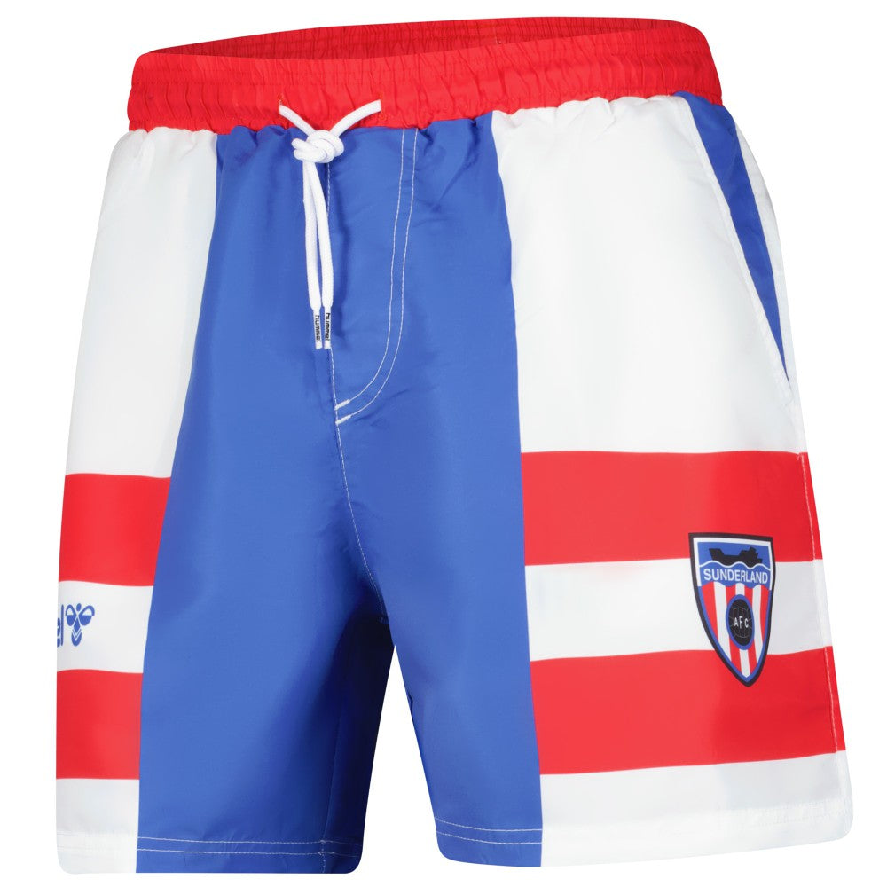Sunderland Hummel Away Swim Shorts Sale - Blue