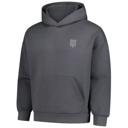 USMNT Levelwear Luxe Signature Tri-Blend Pullover Hoodie for sale - Gray