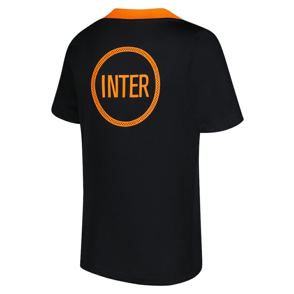 Inter Milan Youth 2025/26 Third Academy Pro Pre-Match Dri-Fit Top Discount - Black