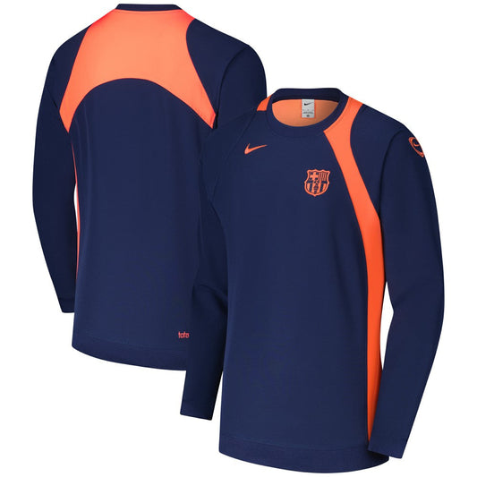 Barcelona Third 2025/26 T90 Pullover Sweatshirt on sale - Navy