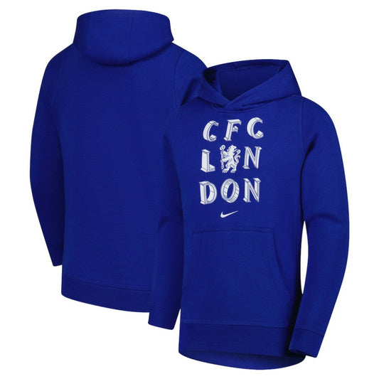 Chelsea Youth Club Hoodie on sale - Blue
