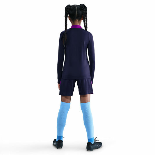 Barcelona Youth 2025/26 Strike Drill Quarter-Zip Dri-FIT Long Sleeve Top on sale - Navy