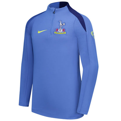 Tottenham Hotspur Youth 2025/26 Strike Drill Quarter-Zip Dri-FIT Long Sleeve Top Sale - Blue
