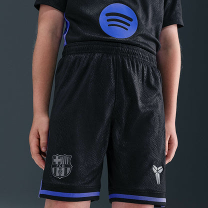 Barcelona Youth 2025/26 Dri-FIT Stadium Shorts on sale - Black