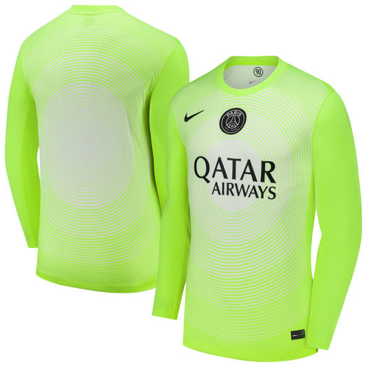 Paris Saint-Germain 2025/26 Third Goalkeeper Replica Long Sleeve Jersey on sale - Neon Green