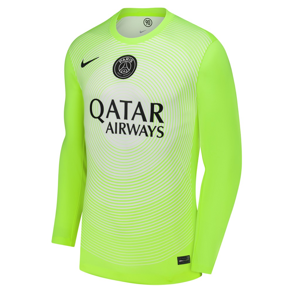 Paris Saint-Germain 2025/26 Third Goalkeeper Replica Long Sleeve Jersey on sale - Neon Green