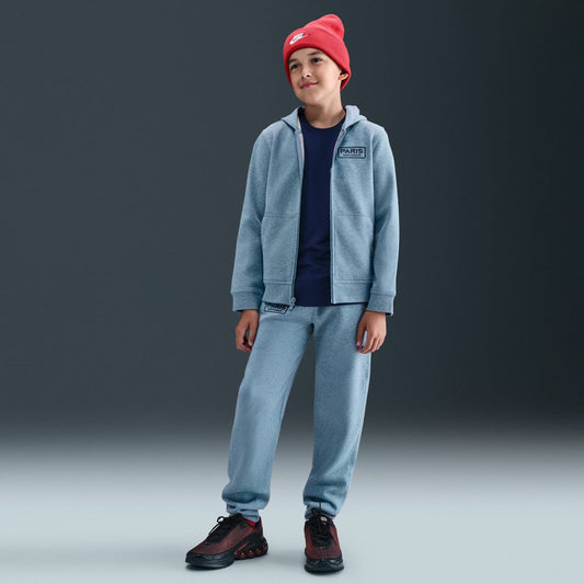 Paris Saint-Germain Youth Club Full-Zip Hoodie on sale - Heather Blue