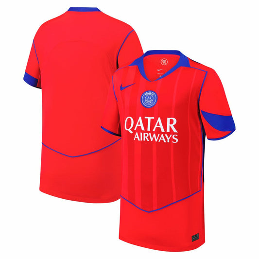 Paris Saint-Germain Youth 2025/26 Third Replica Jersey on sale - Red