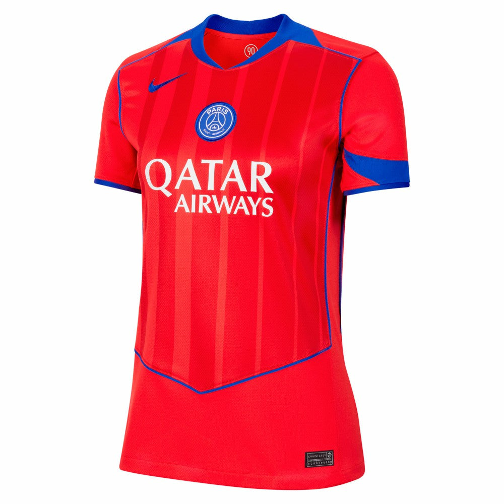 Paris Saint-Germain Women's 2025/26 Third Replica Jersey on sale - Red