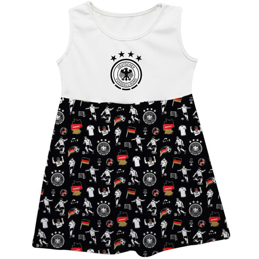 Germany National Team Vive La Fete Girls Infant Impressions Artwork Tank Top Dress for sale - Black