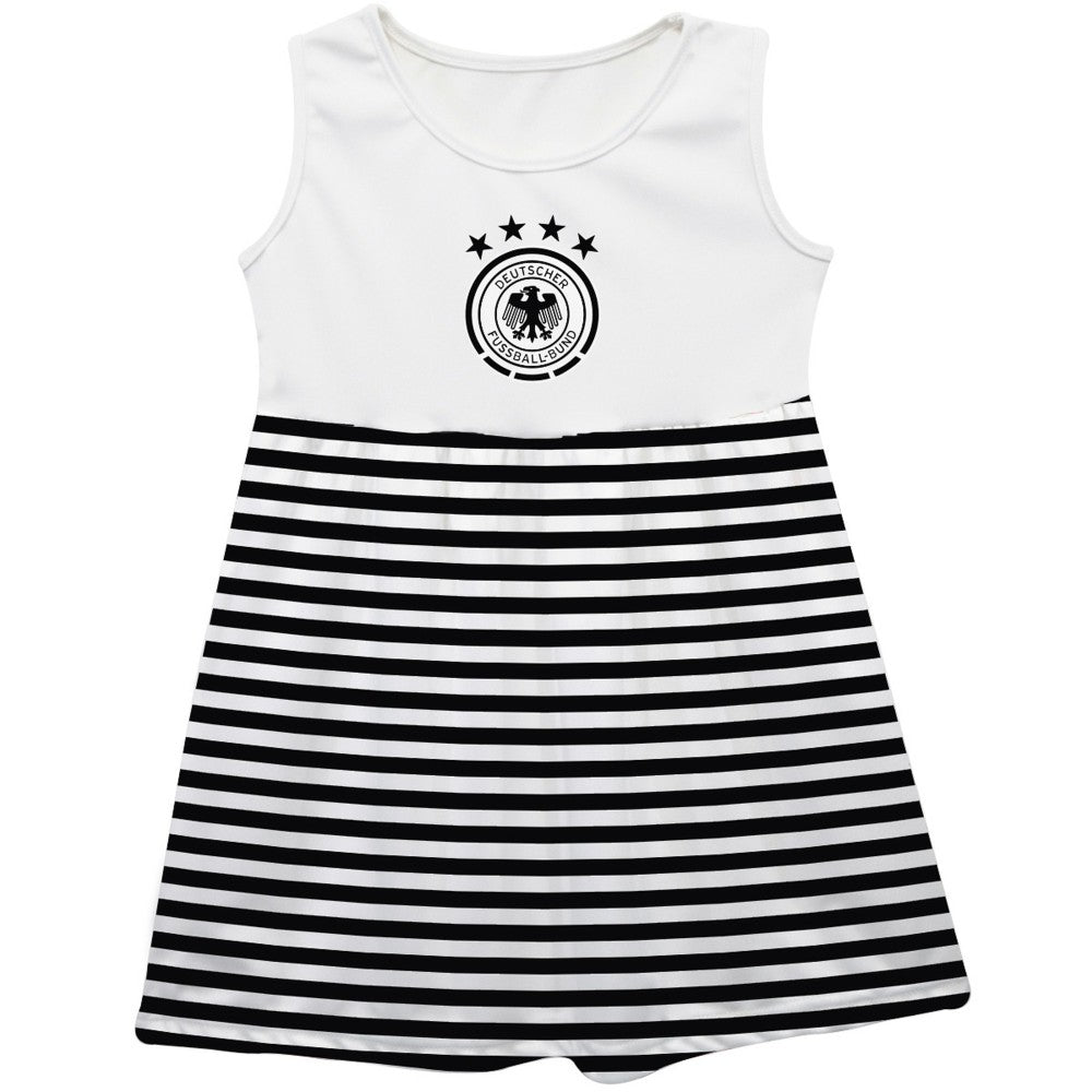 Germany National Team Vive La Fete Girls Toddler Striped Tank Top Dress for sale - Black