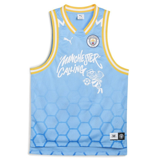 Manchester City 2025 FIFA Club World Cup dryCELL Basketball Jersey Discount - Light Blue