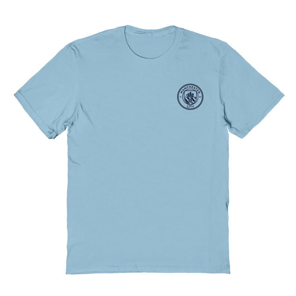 Manchester City Vive La Fete Women's Impressions Artwork T-Shirt Discount - Sky Blue