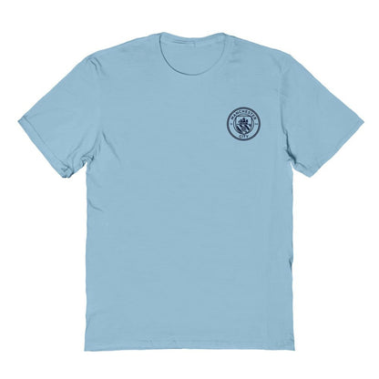 Manchester City Vive La Fete Women's Impressions Artwork T-Shirt Discount - Sky Blue