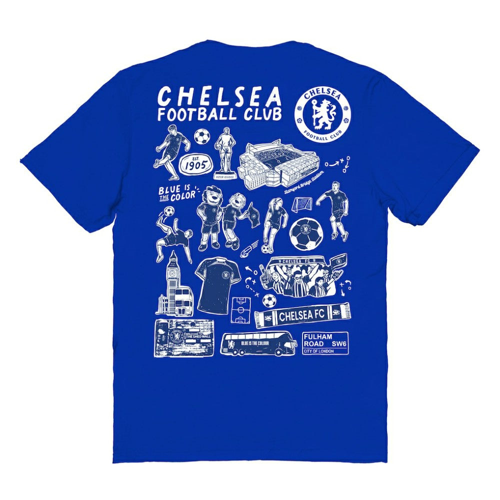 Chelsea Vive La Fete Women's Impressions Artwork T-Shirt Discount - Blue
