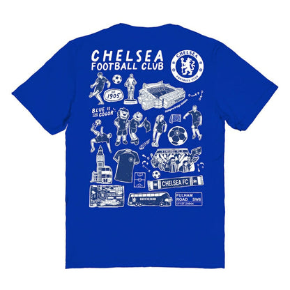 Chelsea Vive La Fete Women's Impressions Artwork T-Shirt Discount - Blue