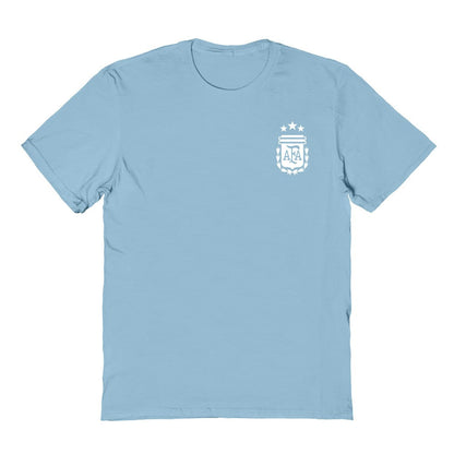 Argentina National Team Vive La Fete Women's Impressions Artwork T-Shirt for sale - Light Blue