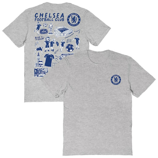 Chelsea Vive La Fete Women's Impressions Artwork T-Shirt Discount - Heather Gray