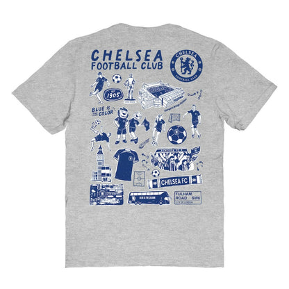 Chelsea Vive La Fete Women's Impressions Artwork T-Shirt Discount - Heather Gray