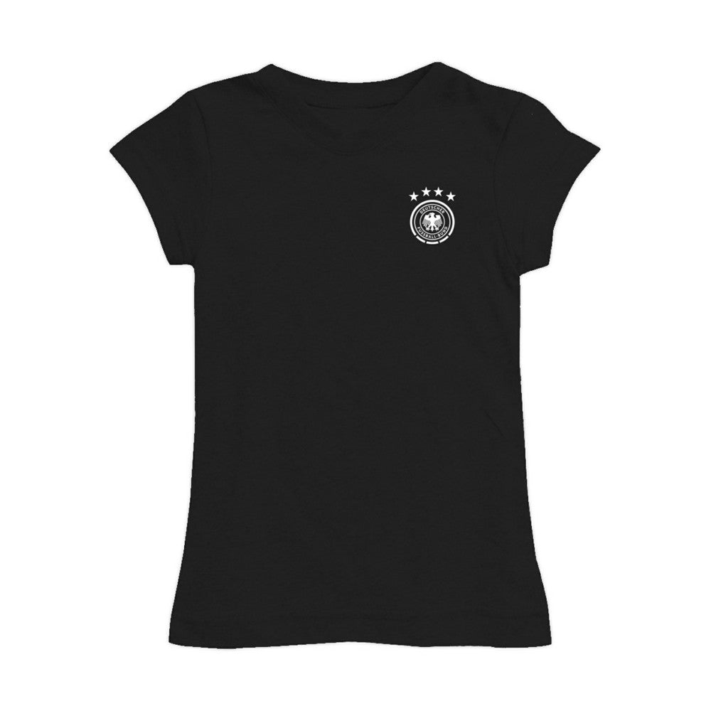 Germany National Team Vive La Fete Girls Youth Color Badge Fitted T-Shirt for sale - Black