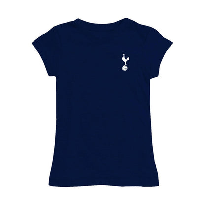 Tottenham Hotspur Vive La Fete Girls Youth Color Badge Fitted T-Shirt Sale - Navy