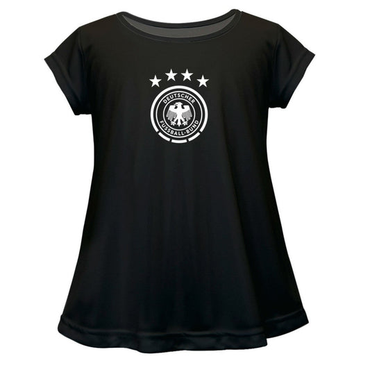 Germany National Team Vive La Fete Girls Toddler Color Badge A-Line Top for sale - Black