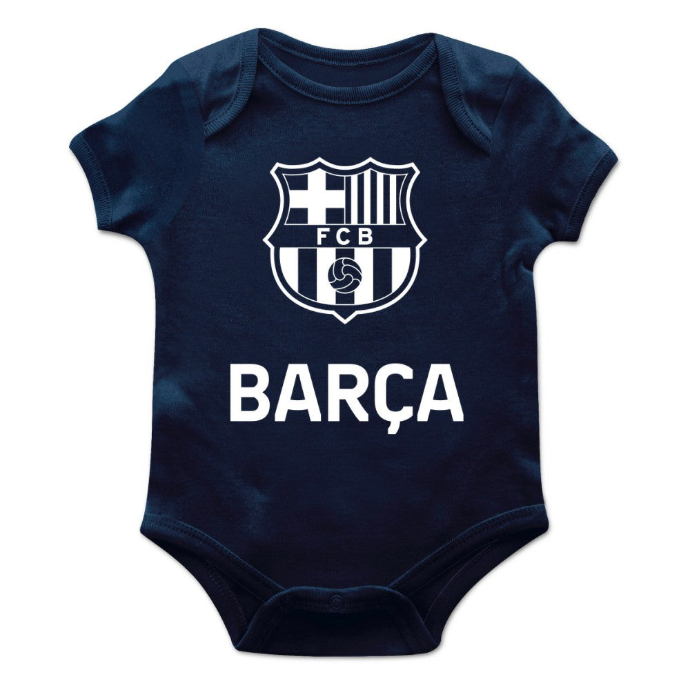 Barcelona Vive La Fete Infant Color Badge Bodysuit on sale - Navy