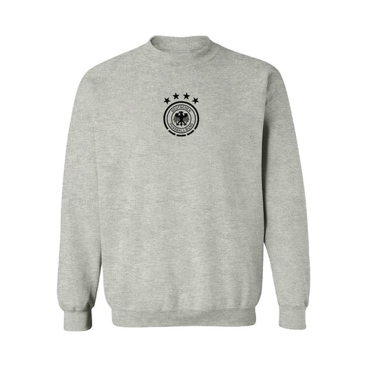 Germany National Team Vive La Fete Women's Color Badge Pullover Sweatshirt for sale - Heather Gray