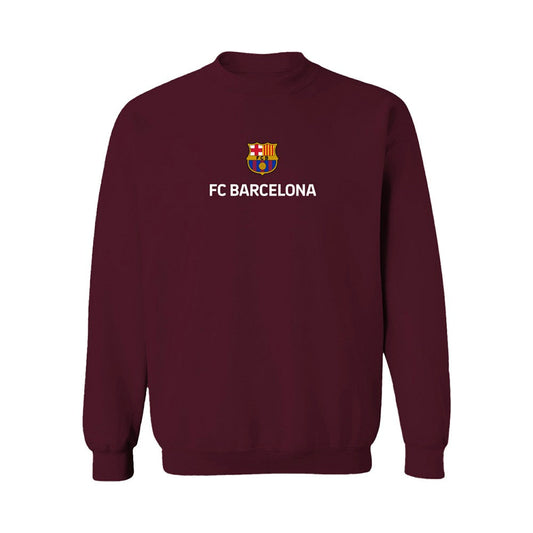 Barcelona Vive La Fete Women's Color Badge Pullover Sweatshirt on sale - Maroon