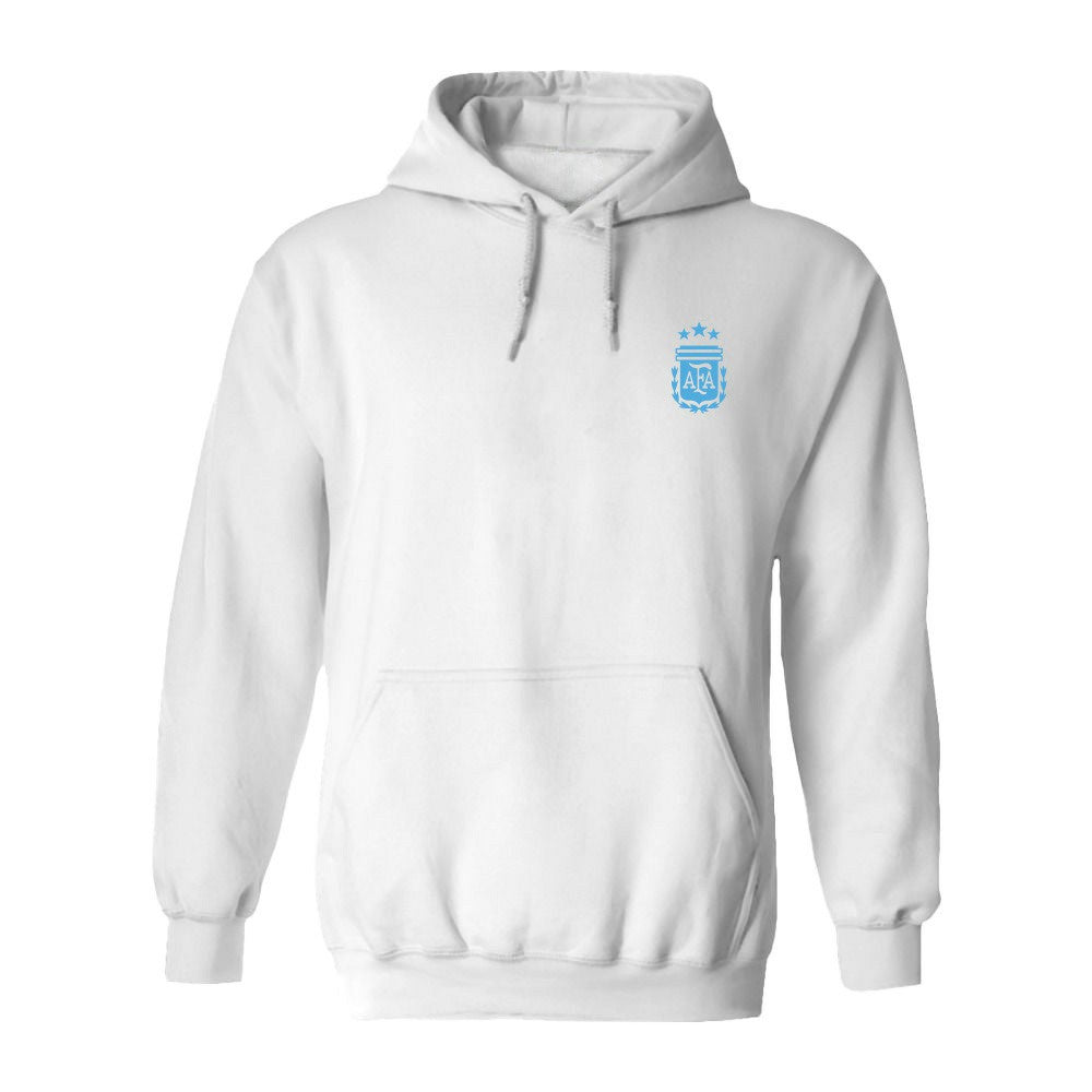Argentina National Team Vive La Fete Women's Color Badge Pullover Hoodie for sale - Heather Gray