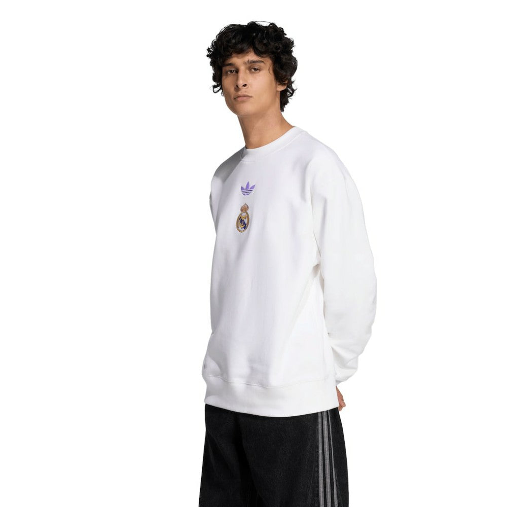 Real Madrid Lifestyler Sweatshirt Discount - White