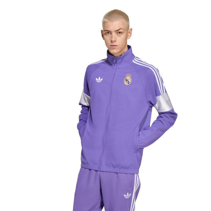 Real Madrid Lifestyler Full-Zip Track Jacket Discount - Purple
