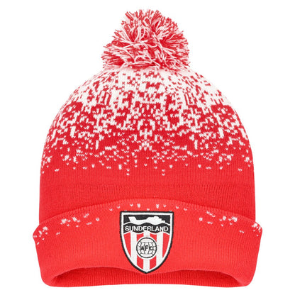Sunderland Classics Ombre Cuffed Pom Beanie / Red / Kids