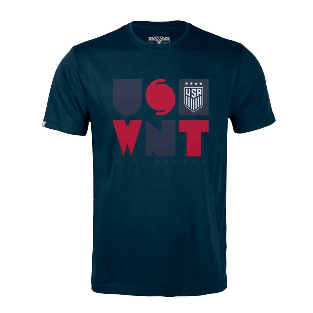 USWNT Levelwear Richmond Full On T-Shirt on sale - Navy
