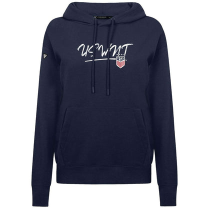 USWNT Levelwear Women's Adorn Express Pullover Hoodie on sale - Navy