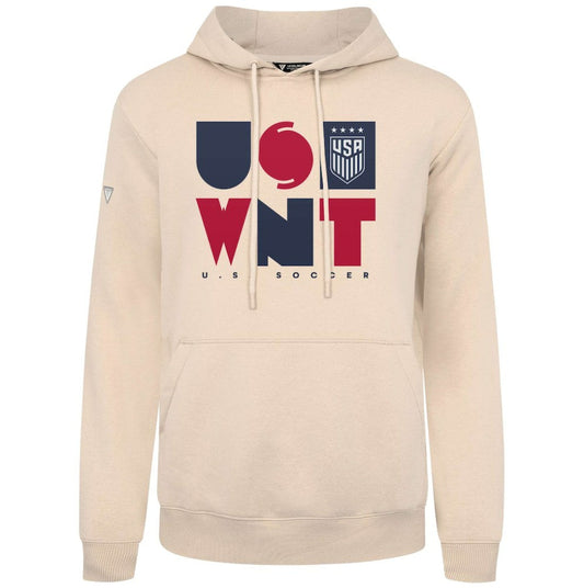 USWNT Levelwear Podium Full On Pullover Hoodie on sale - Khaki