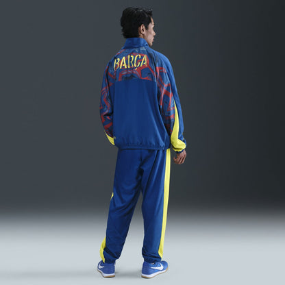 Barcelona Special Edition Street Woven Full-Zip Jacket on sale - Blue
