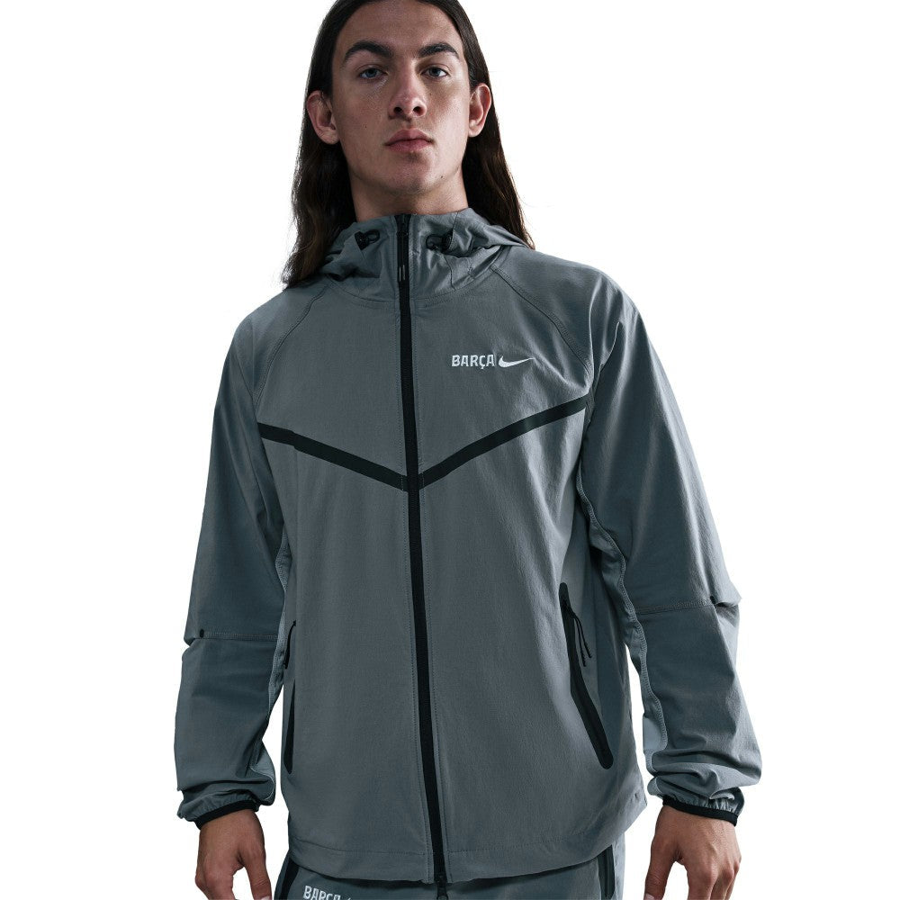 Barcelona Special Edition Full-Zip Woven Fleece Jacket on sale - Gray