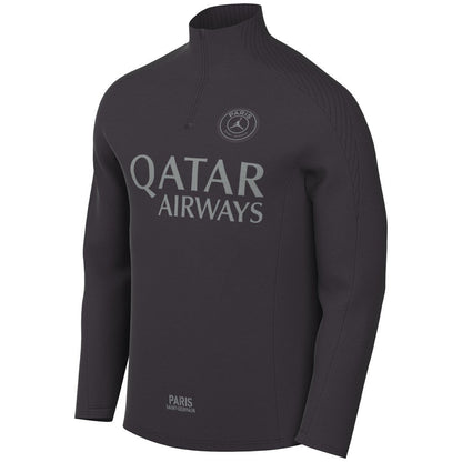 Paris Saint-Germain Strike Drill Quarter-Zip Long Sleeve Dri-FIT Top on sale - Anthracite