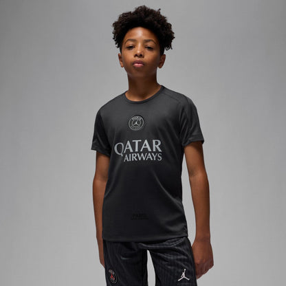 Paris Saint-Germain Jordan Brand Youth 2025/26 Strike Fourth Training Top on sale - Black