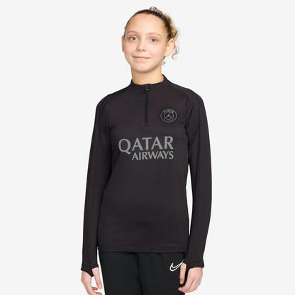 Paris Saint-Germain Jordan Brand Youth 2025/26 Fourth Strike Training Drill Top on sale - Black