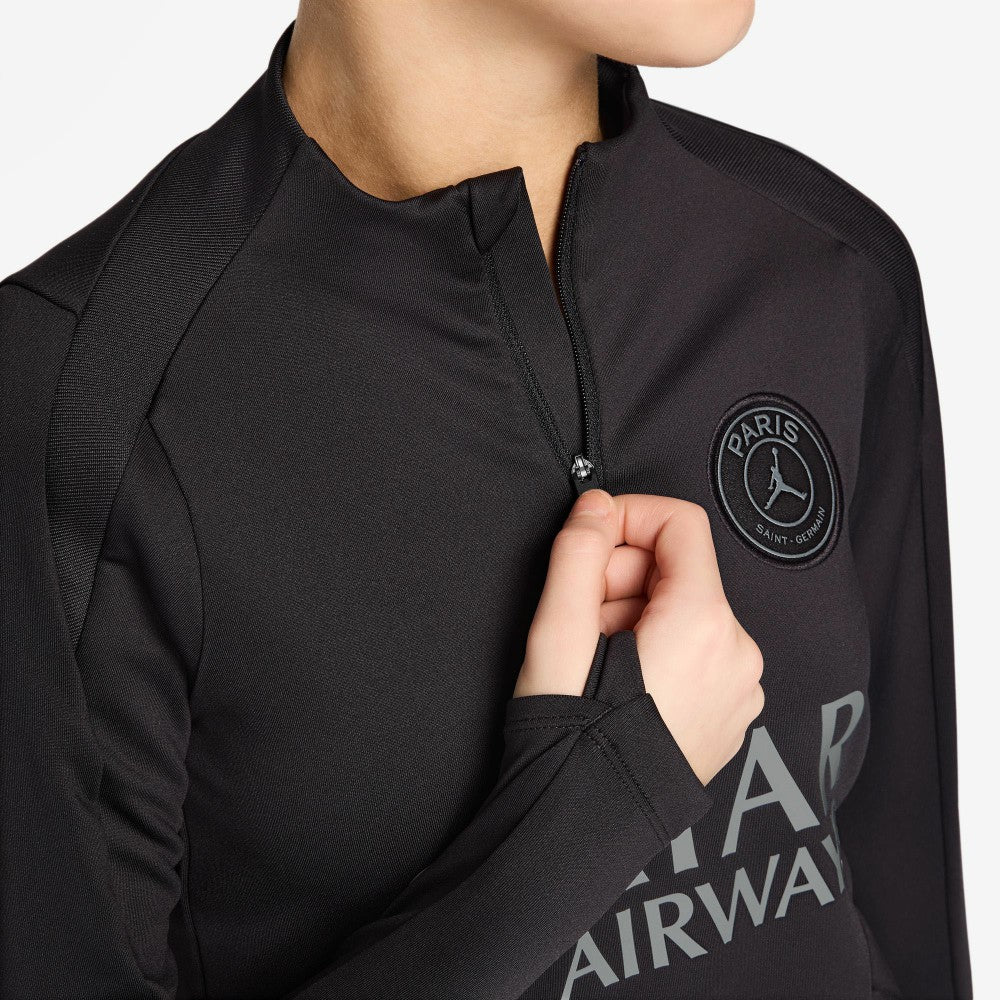 Paris Saint-Germain Jordan Brand Youth 2025/26 Fourth Strike Training Drill Top on sale - Black