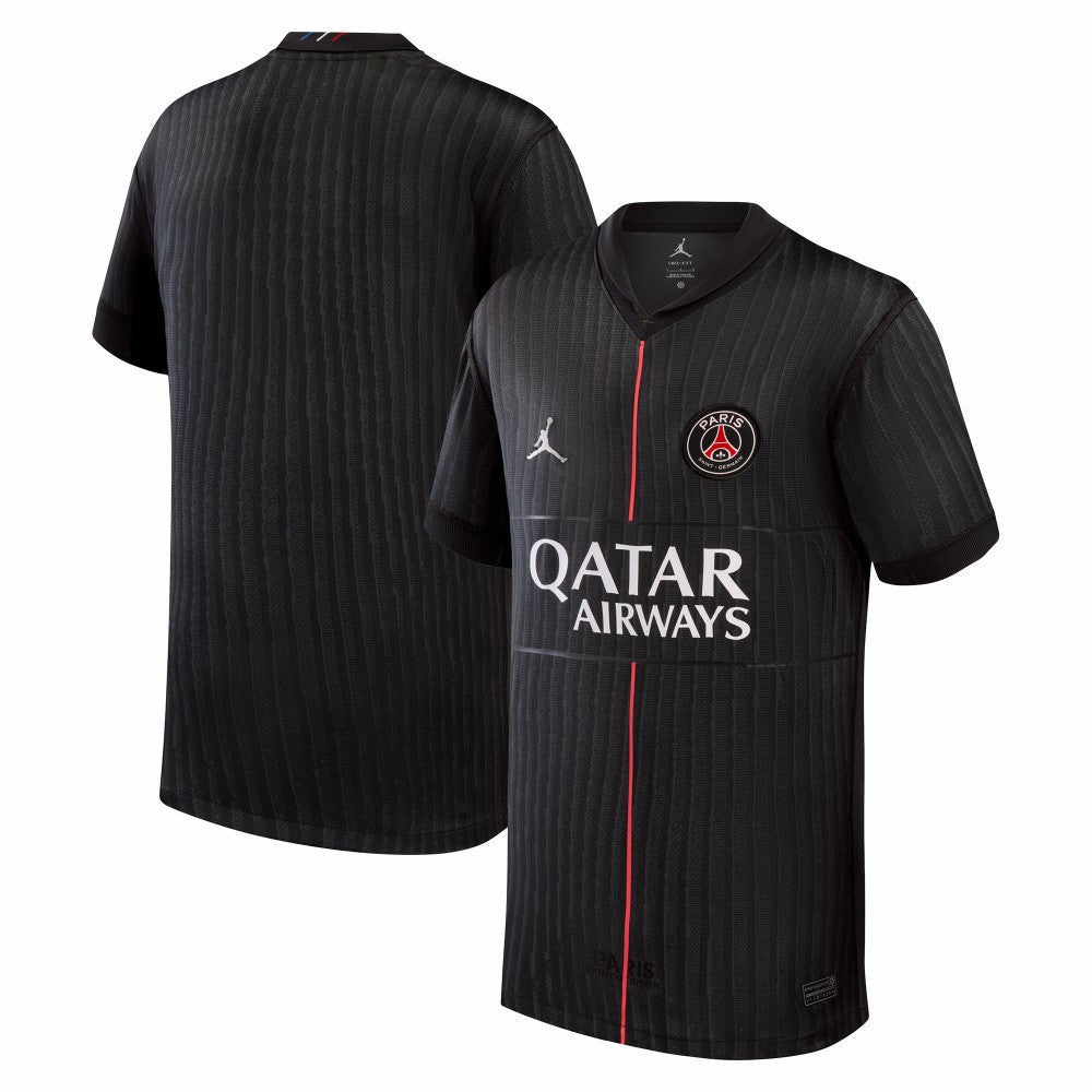 Paris Saint-Germain Jordan Brand Youth 2025/26 Fourth Replica Jersey on sale - Black