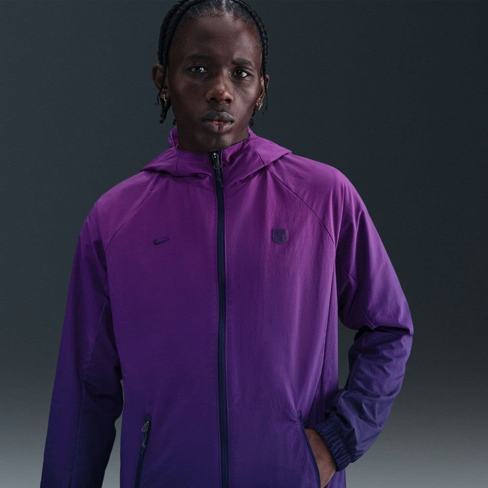 Barcelona AWF Woven Full-Zip Jacket on sale - Purple