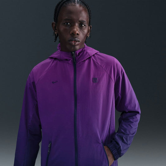 Barcelona AWF Woven Full-Zip Jacket on sale - Purple