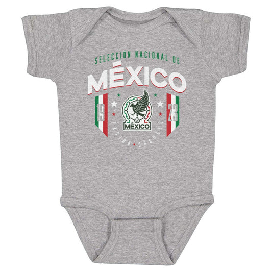 Mexico National Team 500 Level Infant 1923 Bodysuit for sale - Heather Gray