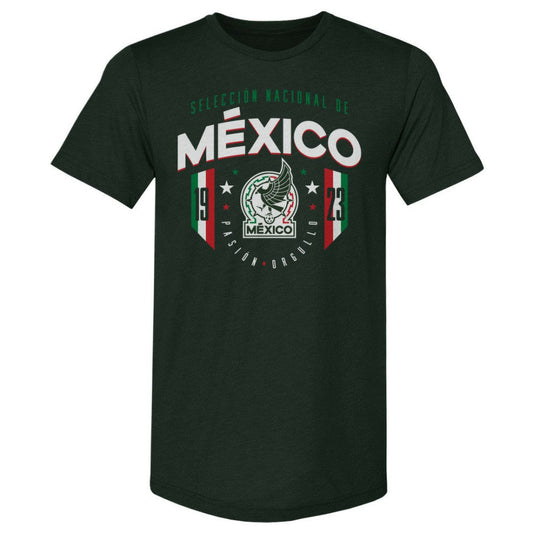 Mexico National Team 500 Level 1923 Premium Tri-Blend T-Shirt for sale - Forest Green