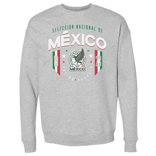 Mexico National Team 500 Level 1923 Pullover Sweatshirt for sale - Heather Gray