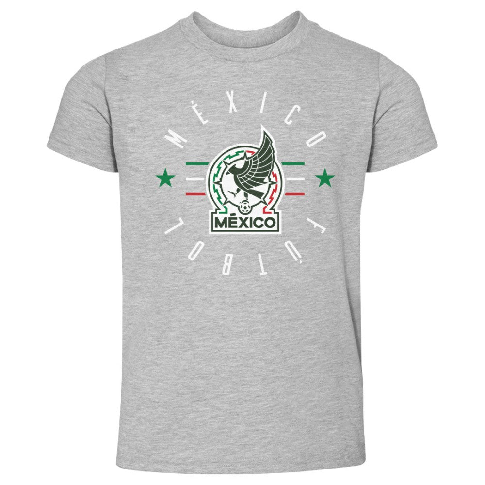 Mexico National Team 500 Level Toddler  Futbol T-Shirt for sale - Heather Gray